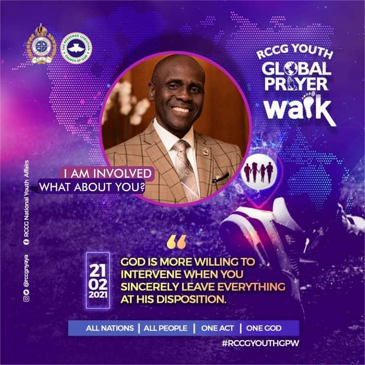 I am involved, what about you? Are you ready for the #rccgyouthgpw