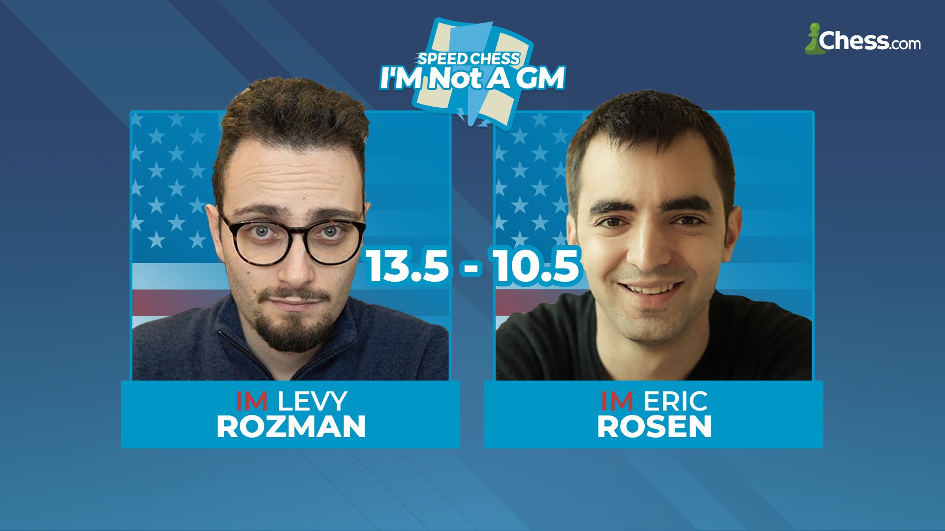 Chess.com on X: Congratulations to @GothamChess! 👏👏👏 Levy pulls away  with an impressive performance in the bullet and defeats @gmcanty 13-8!   / X