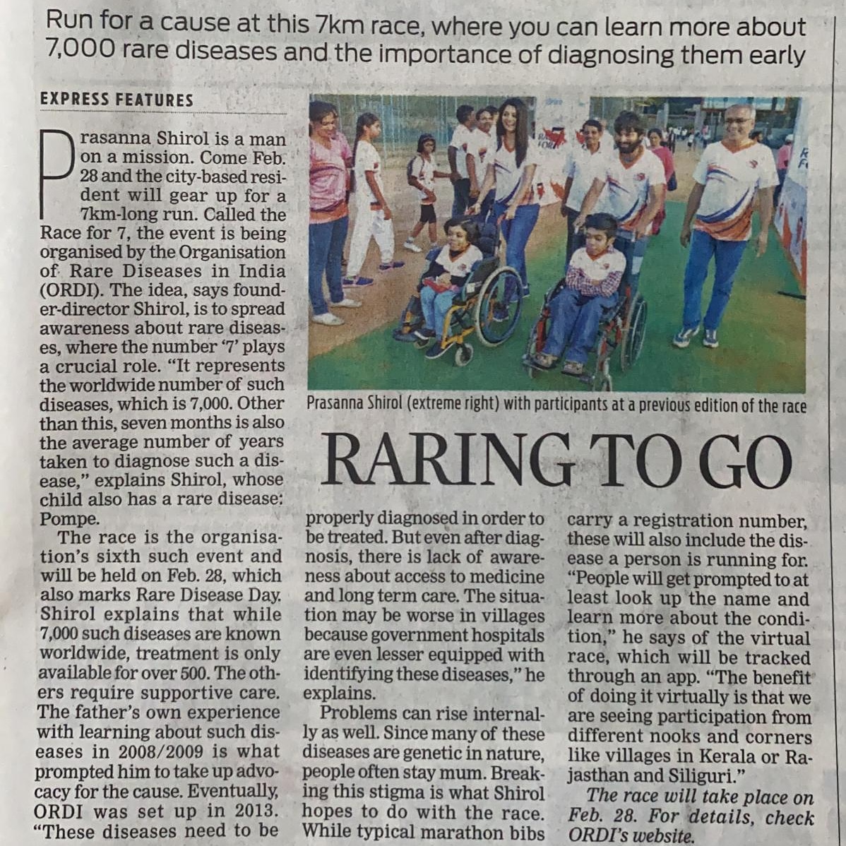 Prasannashirol's tweet photo. #Racefor7? Why should you run for Rare Diseases? Ever tried to picture at the lives of those who put up a fight everyday, despite of their shortcomings! Join us on #RareDiseaseDay  28 Feb 21 at 6.30 am. Walk/Run/RideVirtual platform. 
Register at https://t.co/2rT7ro5iT4 https://t.co/ocZNfBQN4i