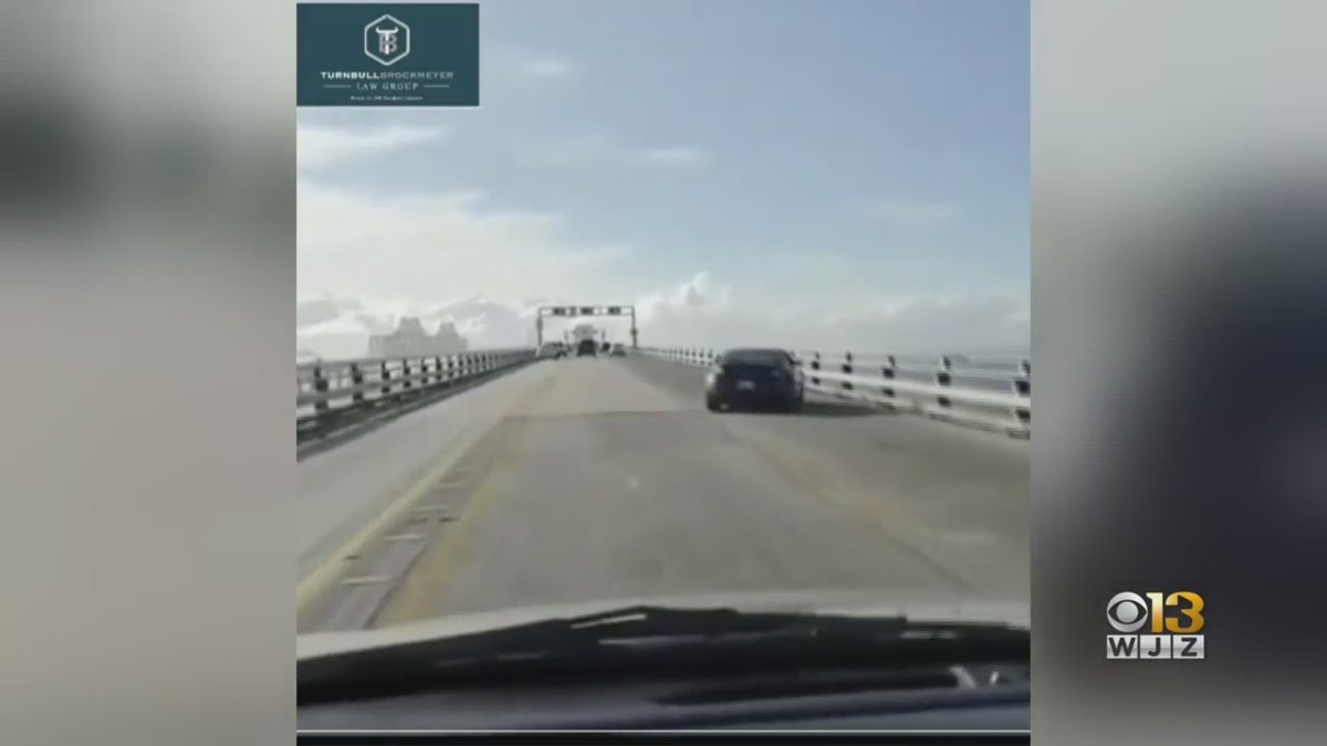 Driver Who Did Burnouts On Chesapeake Bay Bridge Sentenced To Weekend In Jail baltimore.cbslocal.com/2021/02/09/gar…