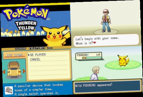 pokemon thunder yellow version download / X