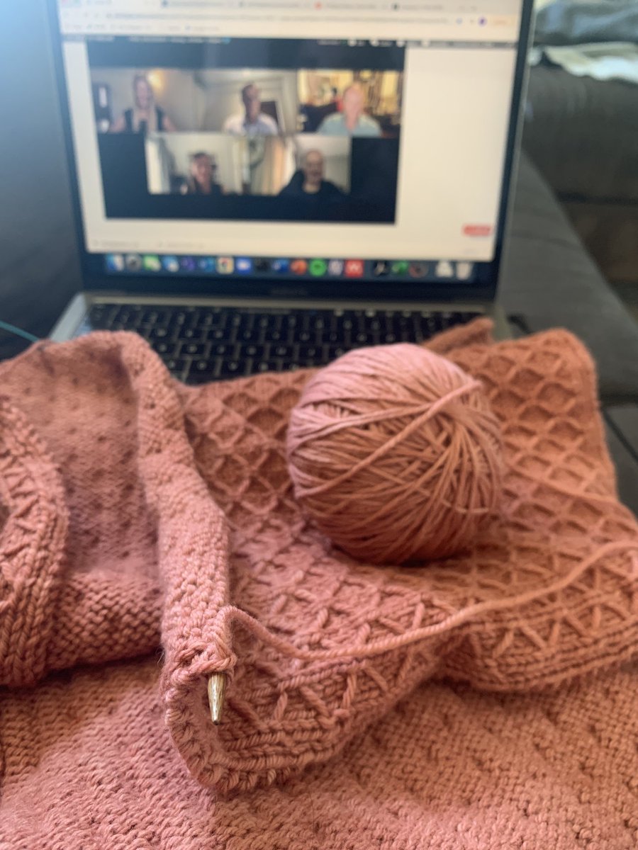 SonyaFiddes's tweet image. How do you make sure you concentrate on an online talk? I knit!  Keeps my hands busy while my brain can listen and watch! #AMOS2021 @PandoraKHope
