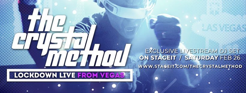 crystalmethod's tweet image. Back at it again! Live from Las Vegas! RSVP here - rb.gy/1nb5et #thecrystalmethod #vegas
