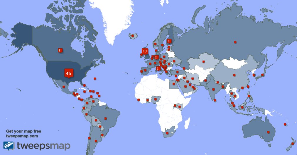 I have 4 new followers from USA 🇺🇸, and more last week. See tweepsmap.com/!hannuofficial