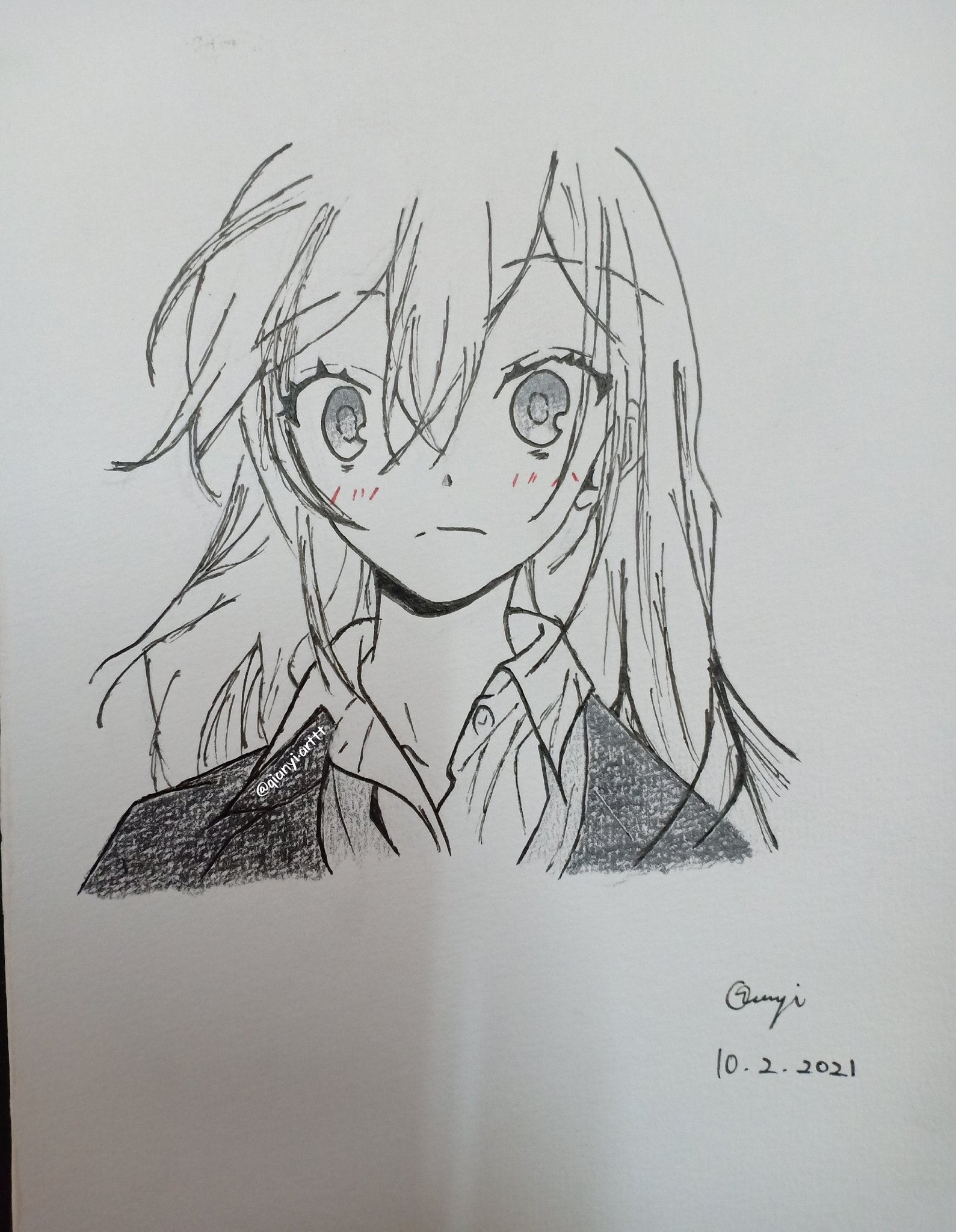 千熠 Qianyi Horisan Horimiya Horisan 堀さんと宮村くん 堀与宫村 Artistsontwitter Lineart らくがき コピックイラスト Horisantomiyamurakun Illustrationart Illustration ホリミヤ ホリミヤ推し イラスト 落書き T Co