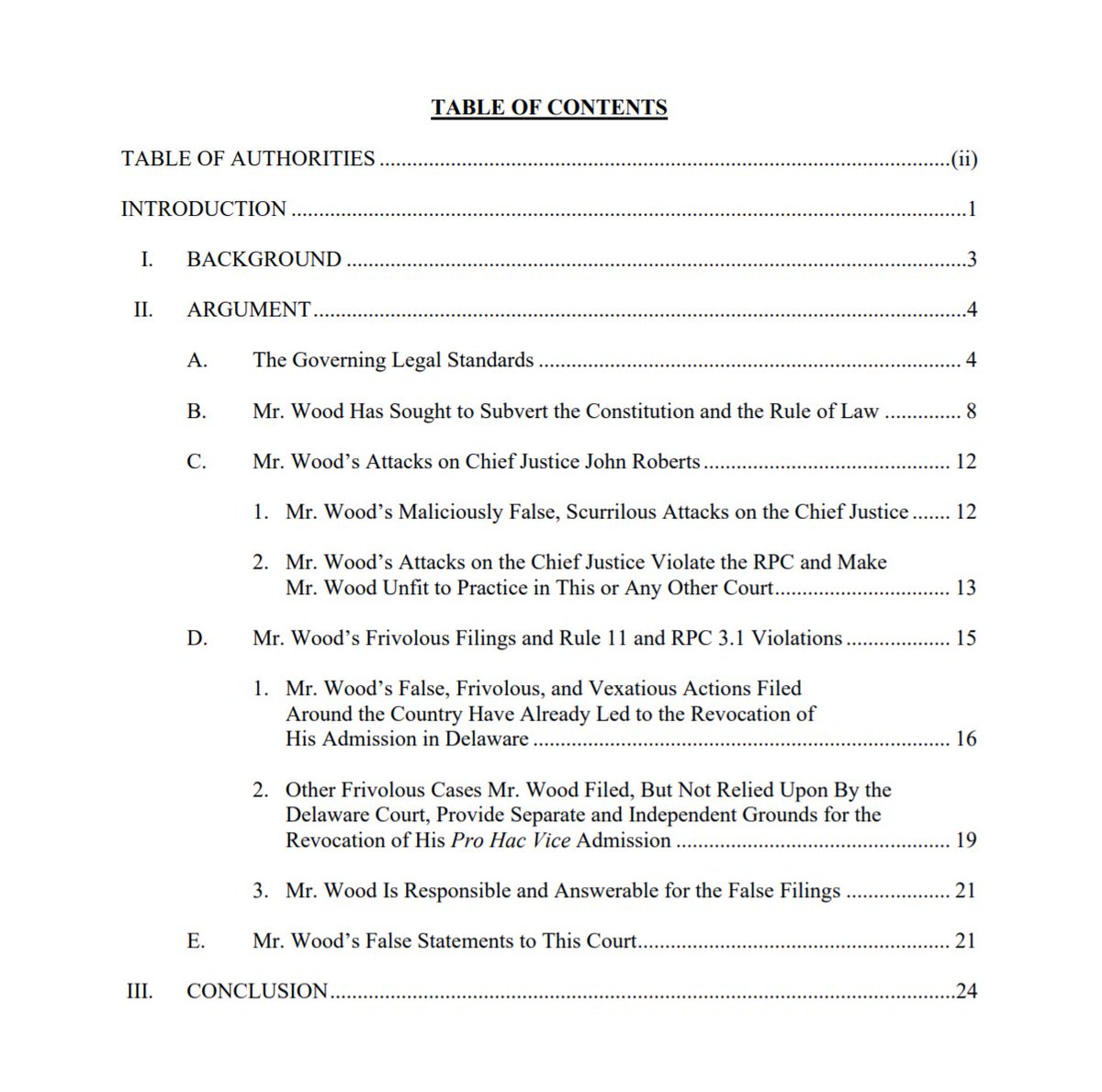 The table of contents sets out the high points well, and suggests that this is a document I'll be referring to for a thing I'm working on that discusses performative frivolous suits.