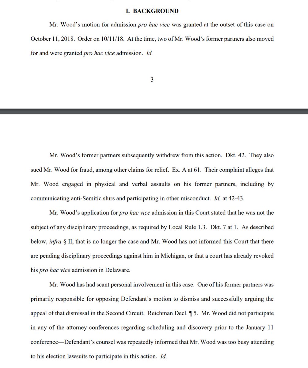 The background section is sending the message that Lin isn't essential to this case - that it was his former partners/coworkers (the precise status is disputed) who did all the work.
