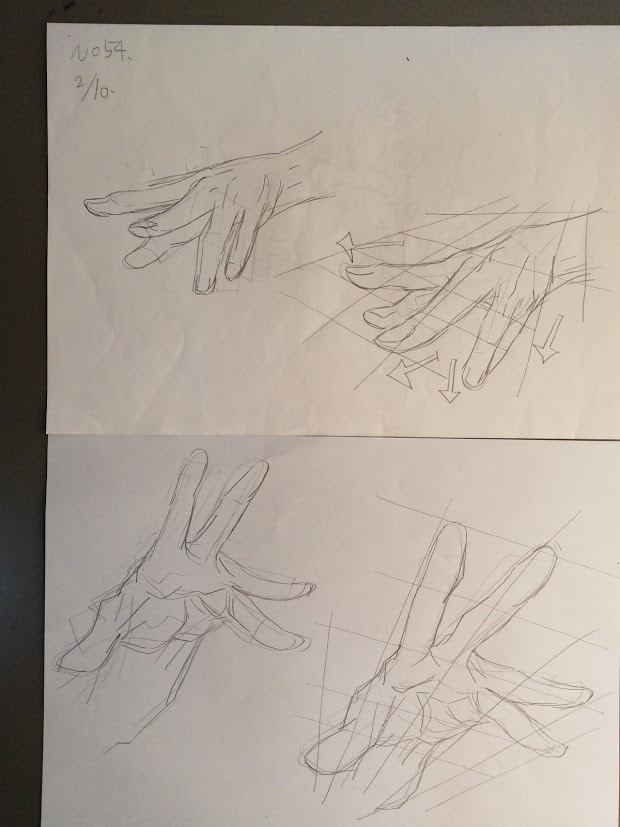 #1日1模写 54/365 