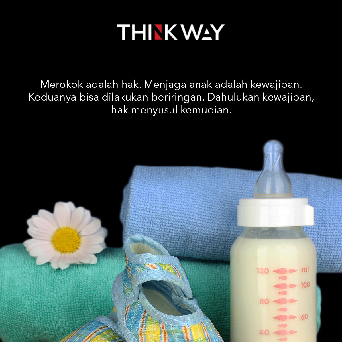 thinkway_ID's tweet photo. Perokok juga manusia beradab. Jangan dikira perokok punya hobi menelantarkan anak seenak udelnya. Masalah susu dan kebutuhan gizi, semua orang tua yang waras pasti mendahulukan anak, kecuali mereka yang benar-benar tak mampu atau kelewat gendeng.
#perokoksantun #thinkway https://t.co/TIrvLeM2pR