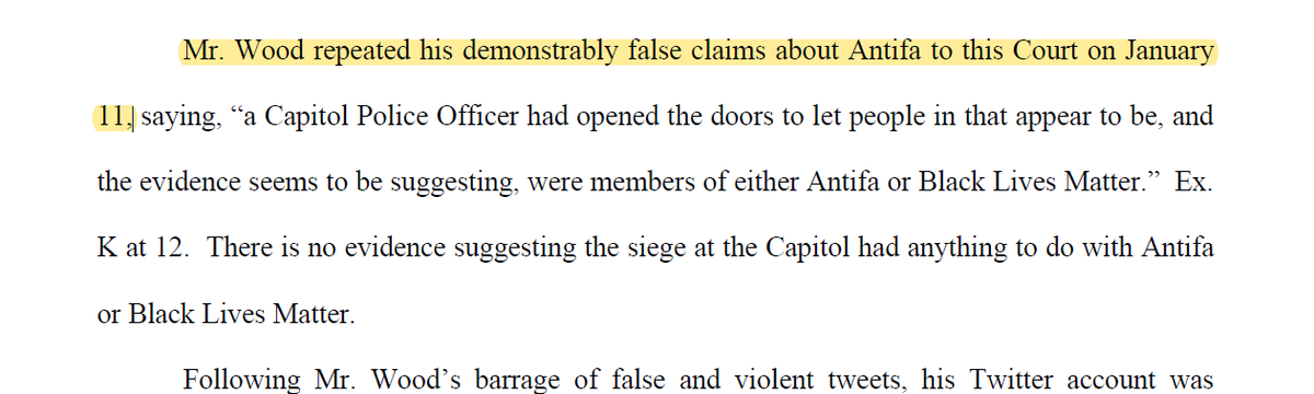 (I'm going to start jumping through and just looking for parts likely to be of particular interest to the court.) Such as this, which involves the hearing last month: