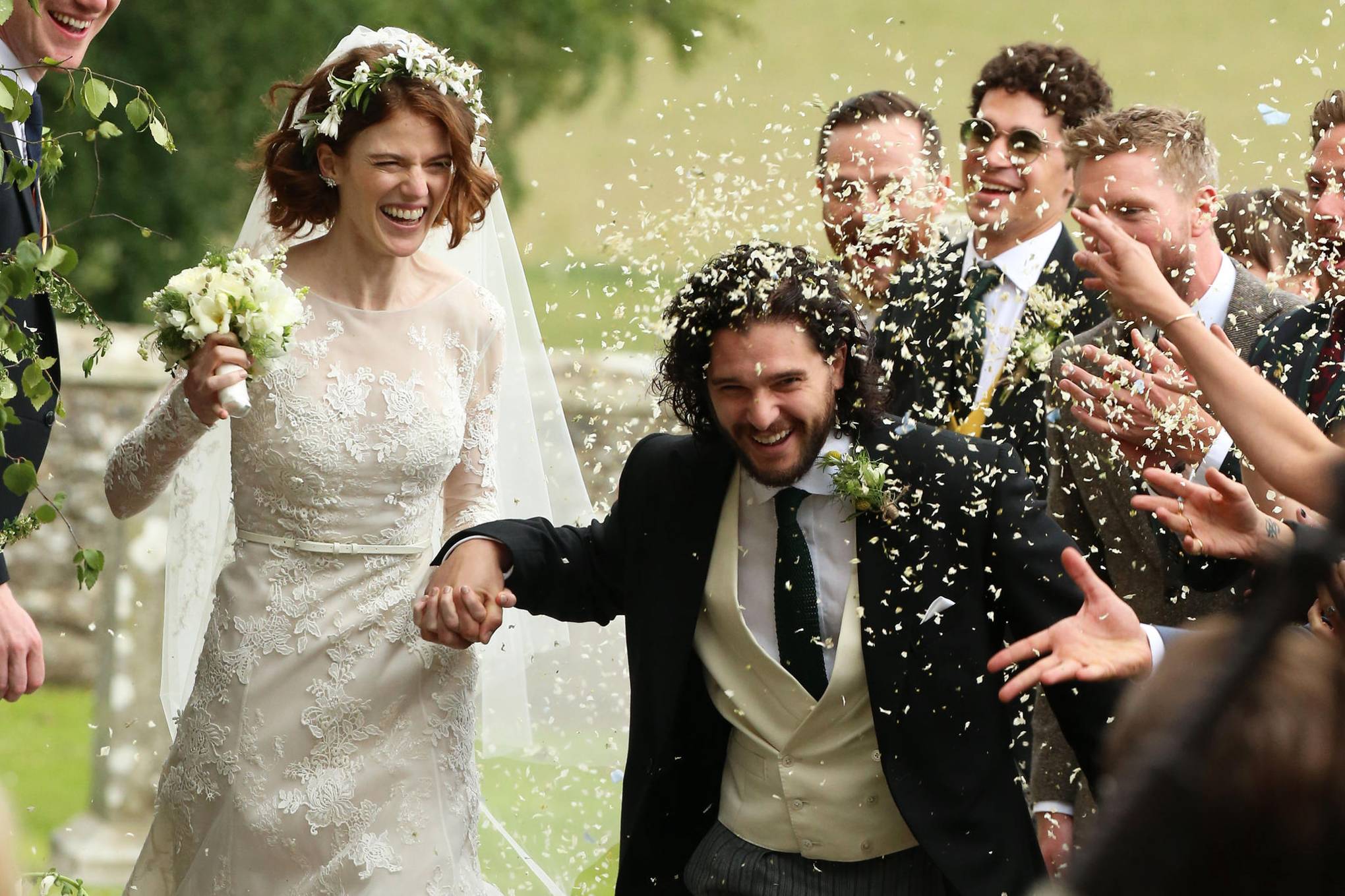 Those smiles!  Happy Birthday, Rose Leslie! 