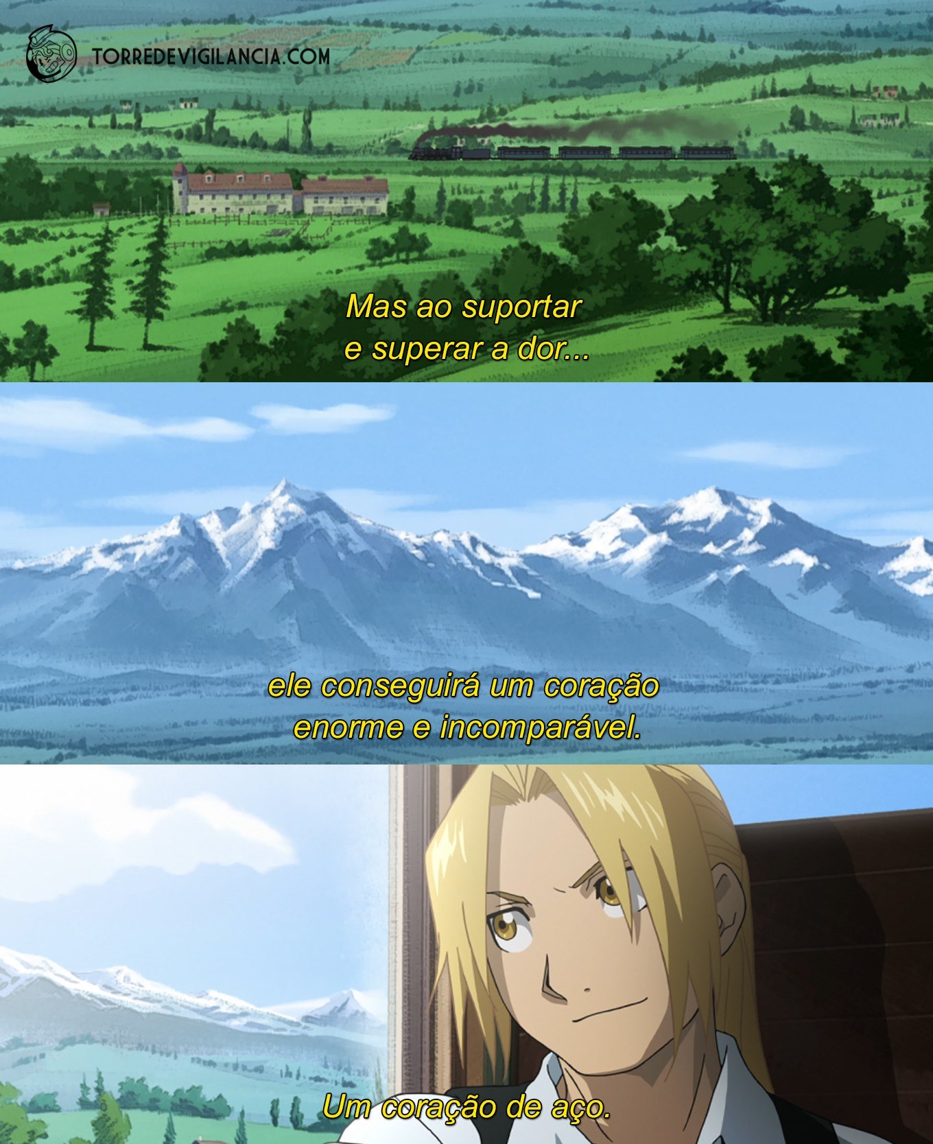 Torre de Vigilância - Fullmetal Alchemist: Brotherhood (S01E01) Instagram  @torrevigilancia