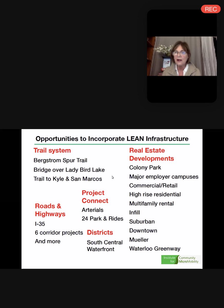 megrecs's tweet image. “Austinites spend on average 20% of their income on transportation.” 

-@engelkingsusan to the Austin chapter of the @SierraClub. 

She proposes we consider “Tiny Transit” #micromobility technology to lower costs and reduce carbon emissions.

@ATP_org @austintexasgov