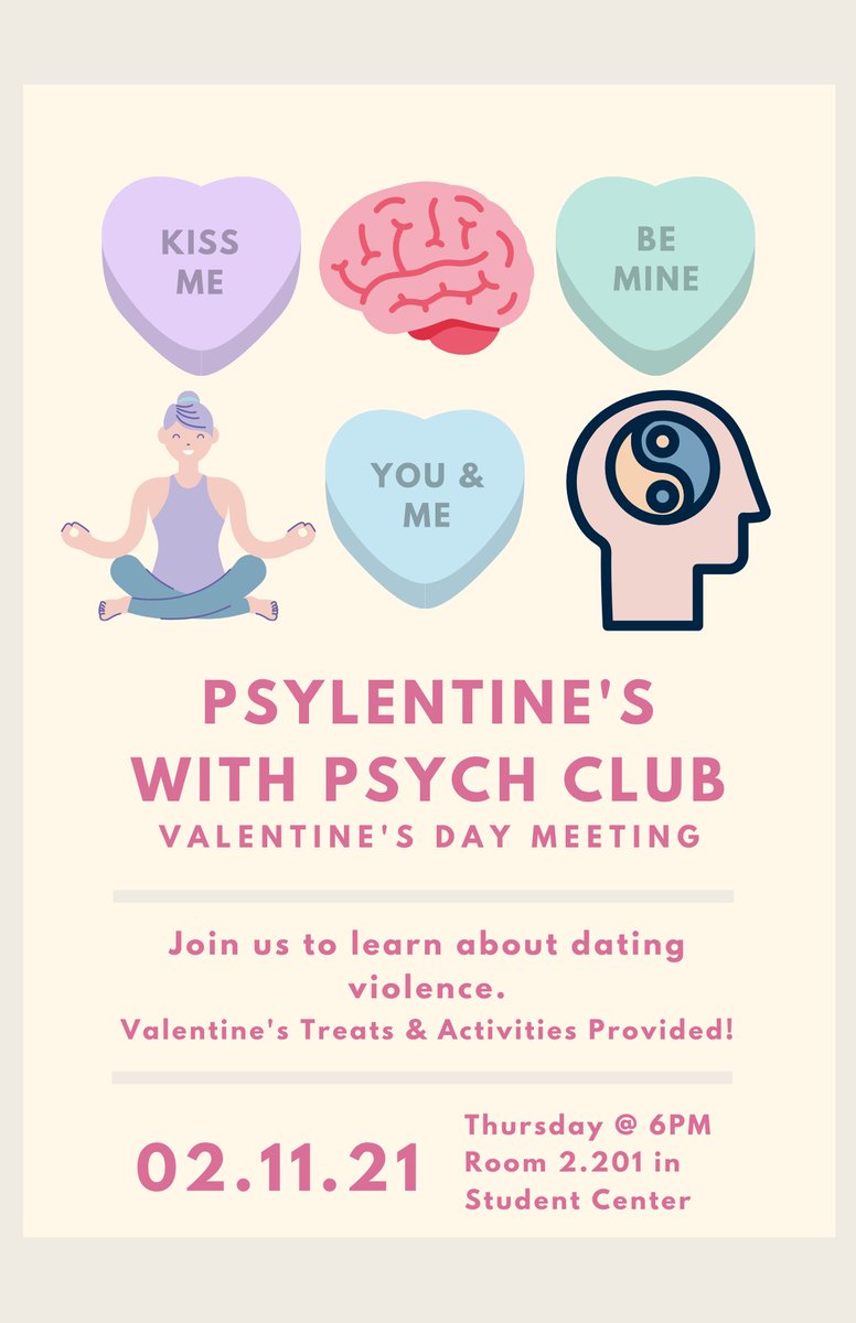 Next meeting this Thursday at 6PM in Student Center Room 2.201! 💜
