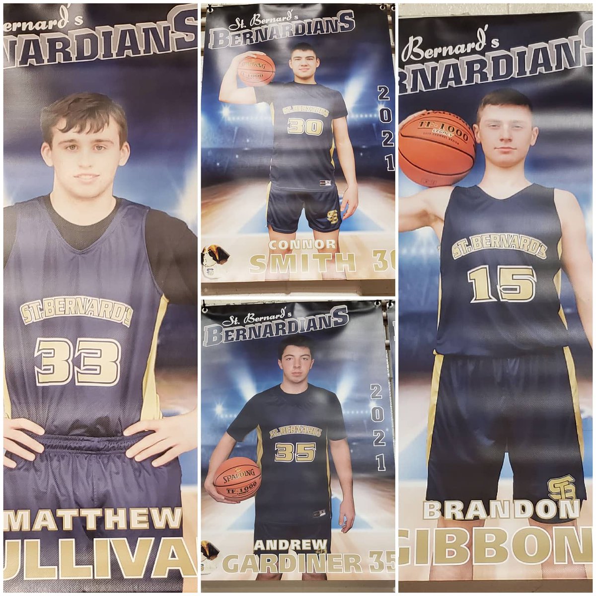 Even though the Boys 🏀 Senior night ceremony looked much different this year it sure was a success! I want to thank all of the senior families, coaching staff and players for the sacrifices they made to make this season possible. THANK YOU! <a href="/STB_Basketball/">St. Bernard’s Boys Basketball</a>