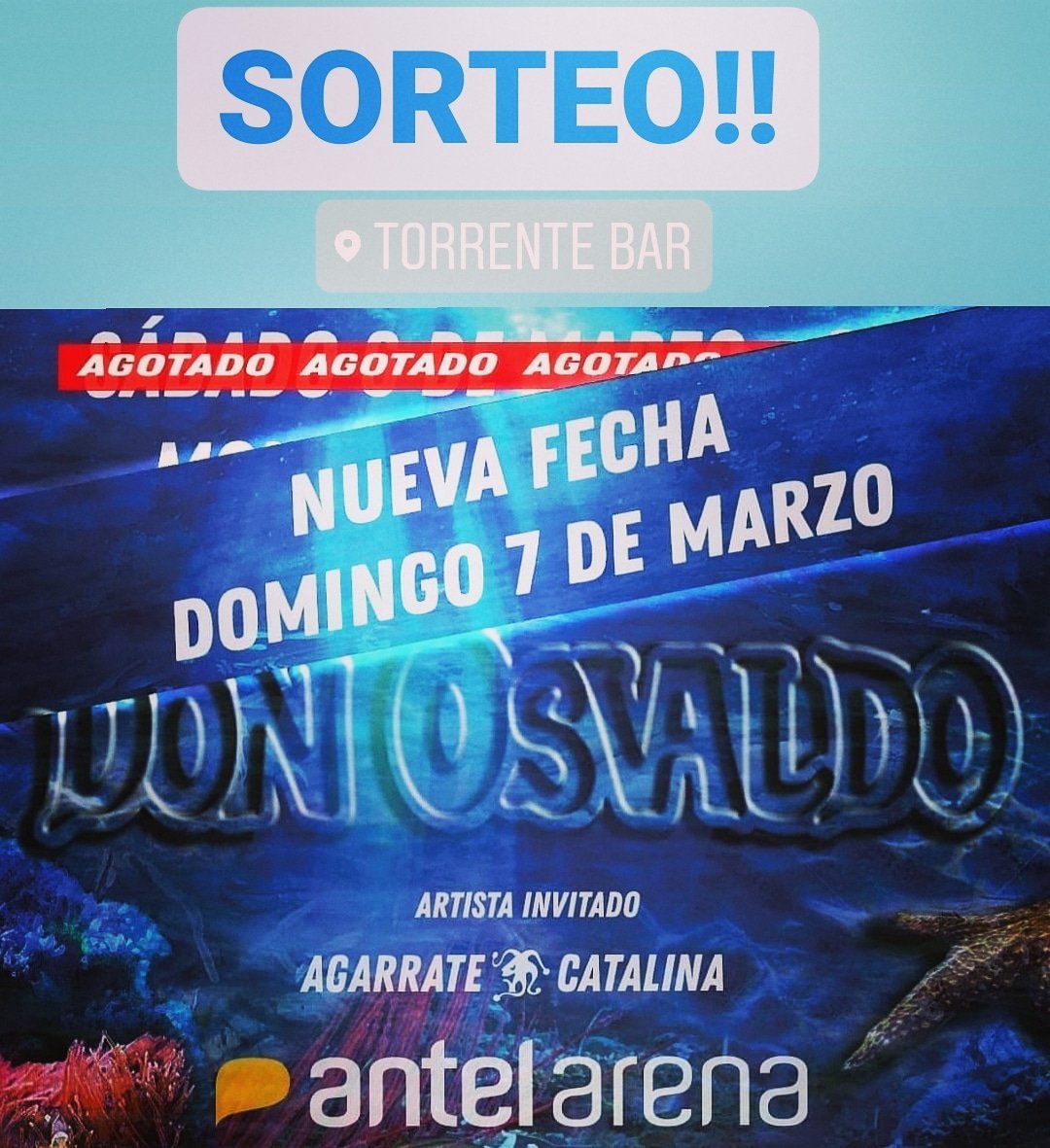 torrentebar's tweet photo. Vayan a nuestro instagram que hay sorteo! https://t.co/15TjwWHUxD