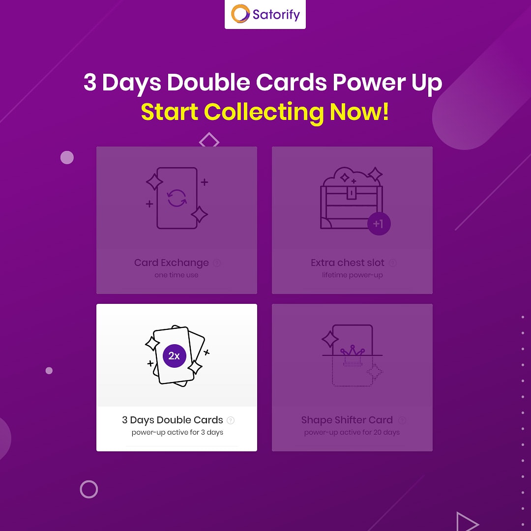 3 Days Double Cards #gamify #playgames #tournaments #earncrypto