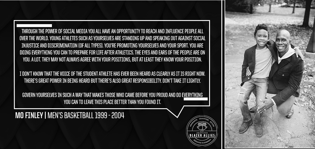 UAB_Athletics's tweet photo. Leave it to former @UAB_MBB standout @1FinleyWay to give our current Black student-athletes great advice for #BlackHistoryMonth 👏 https://t.co/zTLGBx9c0O