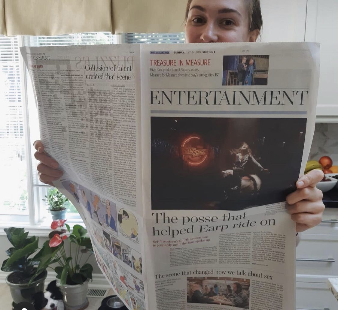 samantha_h89's tweet image. 🎶”Minute by minute
that’s how you win it
we will find a way
but let us seize the day”🎶

What we all wouldn’t give to see headlines like this again to see a new network/platform pick up #WynonnaEarp.@PrimeVideo @IMDbTV, #BringWynonnaHome and you could be the reason for headlines