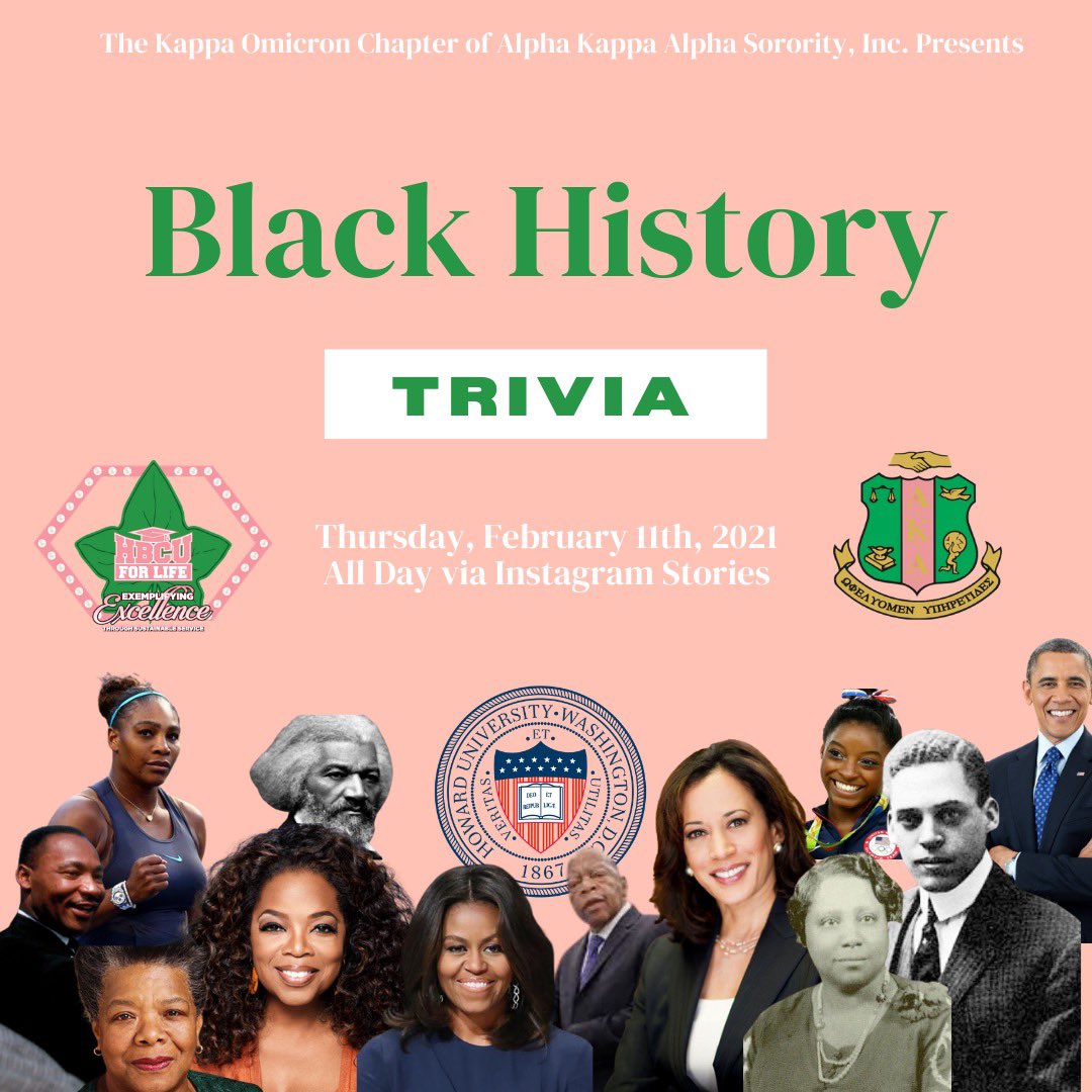 Join us this Thursday, February 11th every hour from 7:08am to 7:08pm &amp; learn more about Black History through our Black History Trivia Game via Instagram stories! 💖💚