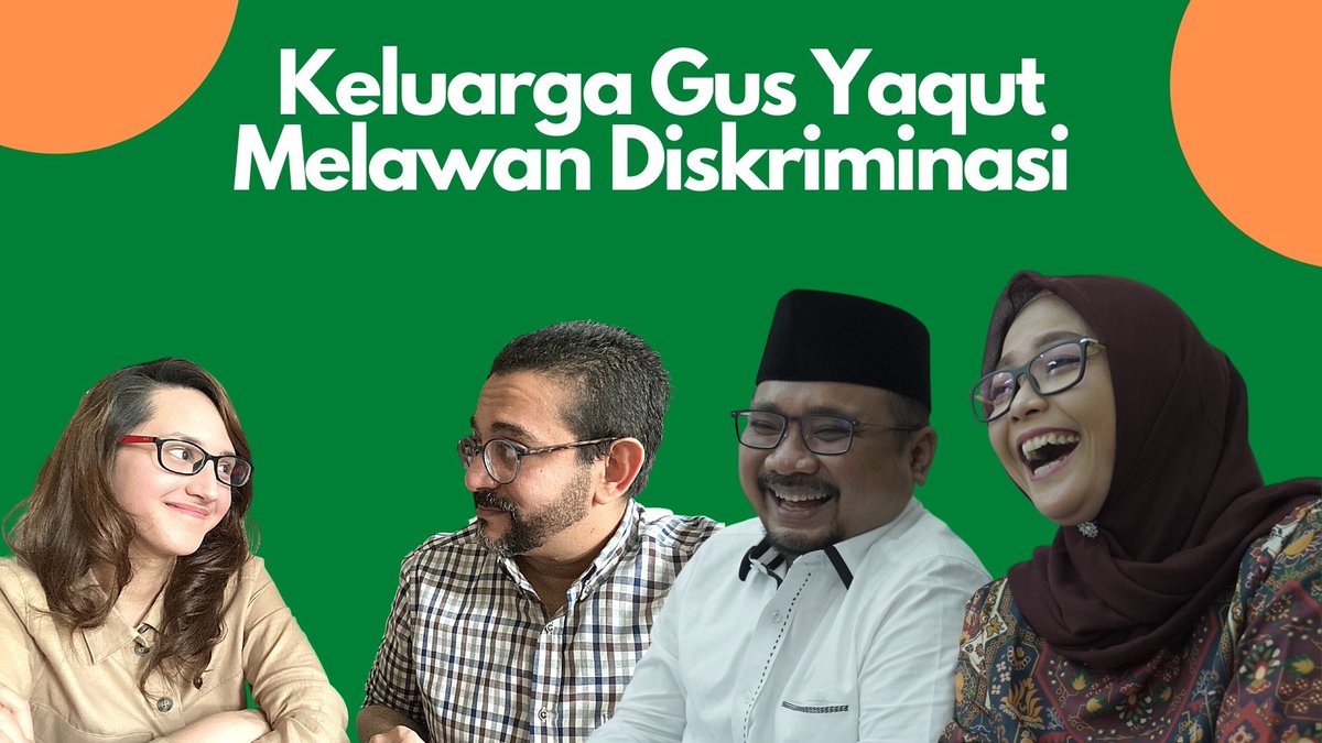 Ngobrol dengan Gus Menteri <a href="/YaqutCQoumas/">Yaqut Cholil Qoumas</a> &amp; Istri Mbak Eny Yaqut ttg bagaimana membangun keluarga yg mencintai keberagaman. Gus Yaqut juga cerita tentang keberaniannya tanda tangan SKB 3 menteri yang menjamin keyakinan siswa/i di sekolah. <a href="/ifalatas/">Ismail Fajrie Alatas</a> 

Tonton youtu.be/Elpn4YIKK70
