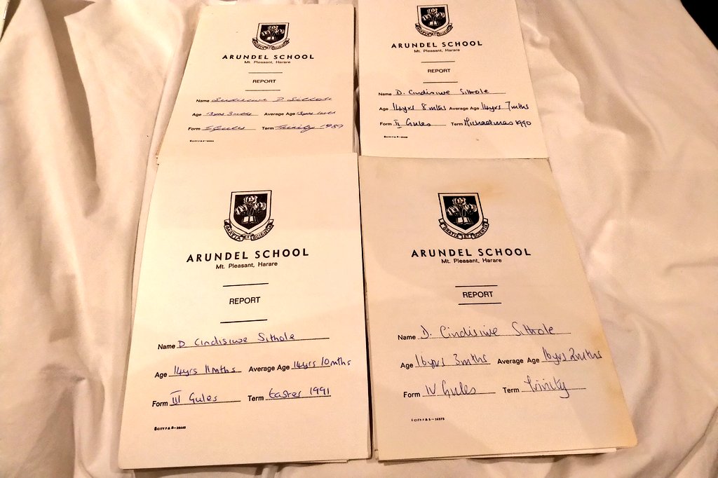 All my school reports from Grade 1 to Upper Six are in her special briefcaseI can't wait to read them with the  #Caramellos one day Sidebar: my name was spelt incorrectly for the longest time. Fixed it at Home Affairs when I moved to SA