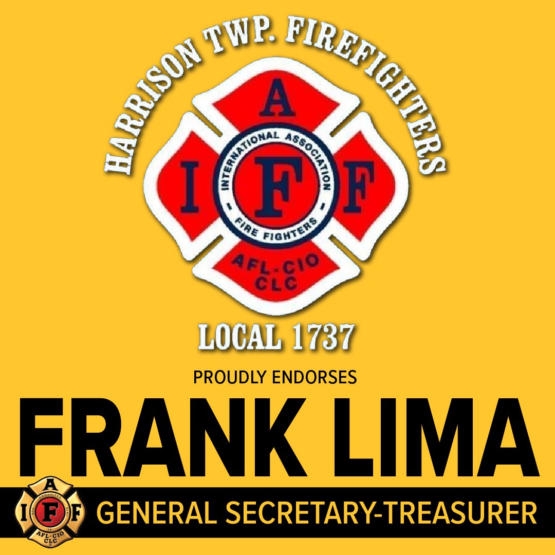 LimaforGST's tweet photo. Thank you #IAFF Local 1737, Harrison Township Firefighters for joining the Unite, Fight, & Organize campaign. I'm humbled by your support & will work every day for our members in Michigan, across the US & Canada as #IAFFGST. #limaforgst #unitefightorganize #overtime π₯ https://t.co/7LzkRVBaoN