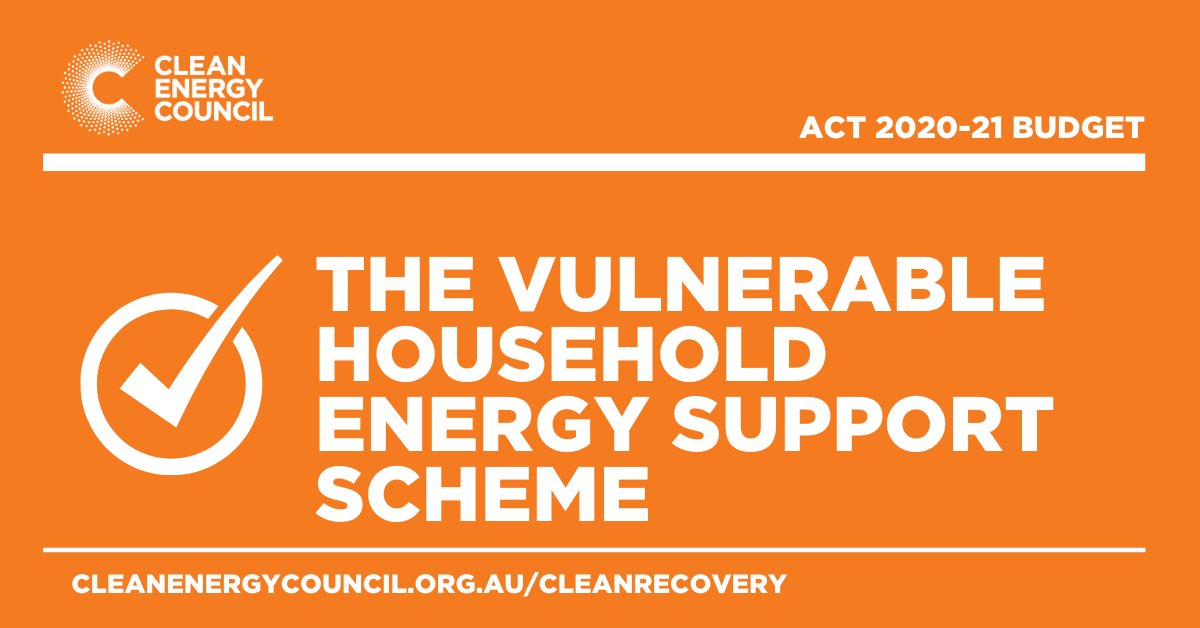 cleannrgcouncil's tweet photo. 3. The ACT Government has also committed $50 million for a #cleanrecovery over five years to improve energy efficiency and sustainability for social and public housing, lower-income owner occupiers and the lowest performing rental properties. https://t.co/LQNGCkmOWv