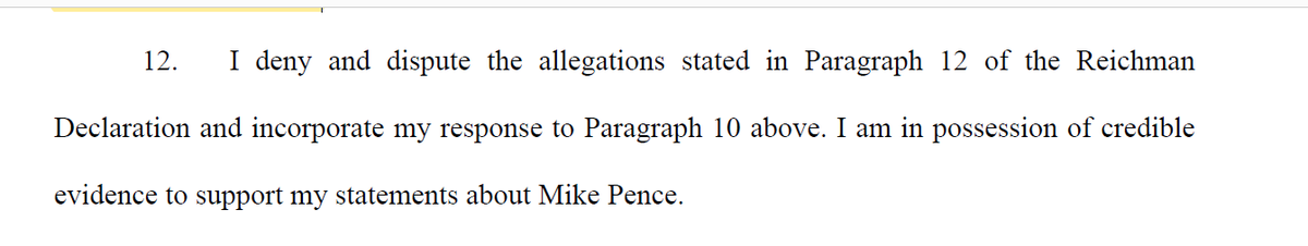 Same goes here. Also, a defamation lawyer asserting that he is in possession of undisclosed evidence of criminal wrongdoing is an interesting strategy.