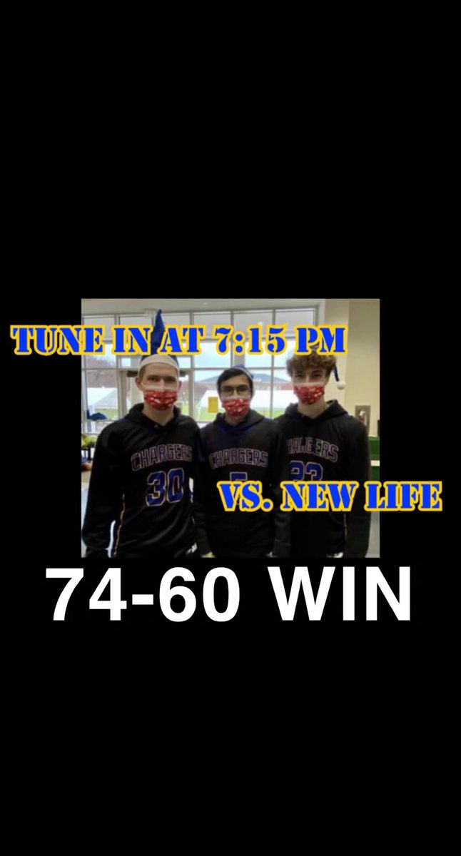 CHARGERS WIN! A great way to end the seniors time at CA with a solid solid win.