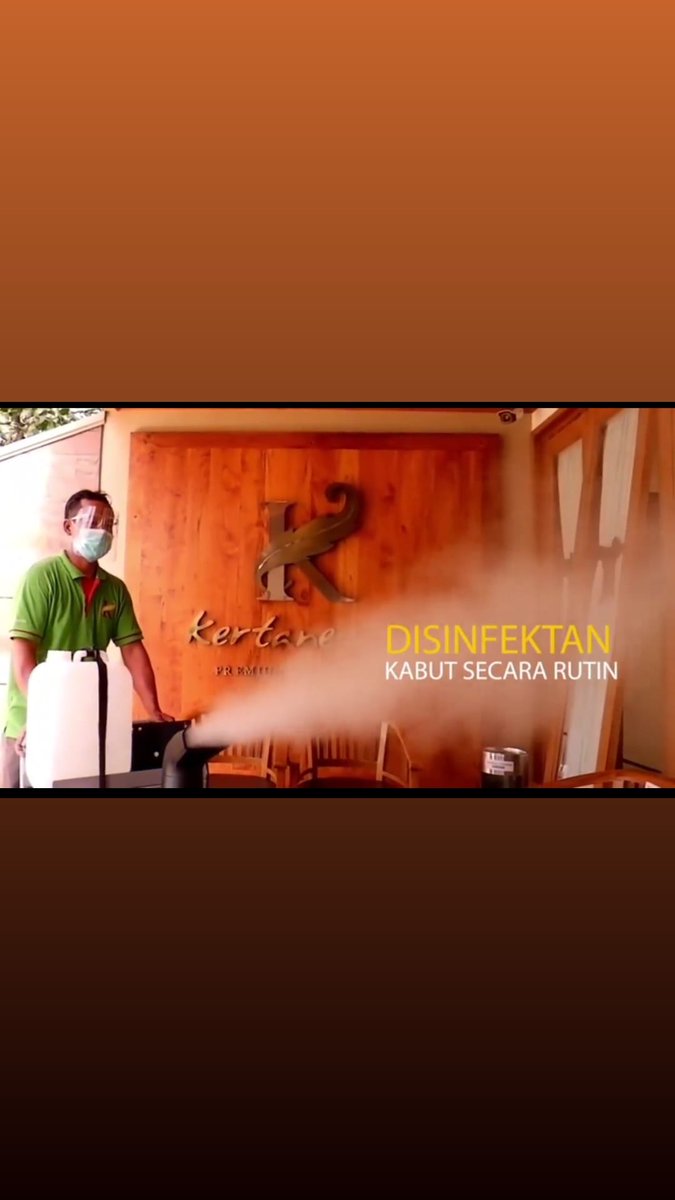Penyemprotan Disinfectan setiap hari, diseluruh area property
#disinfection @InfoSuroboyo <a href="/infomalang/">Info Malang</a> <a href="/RM_Kertanegara/">Kertanegara Resto</a>