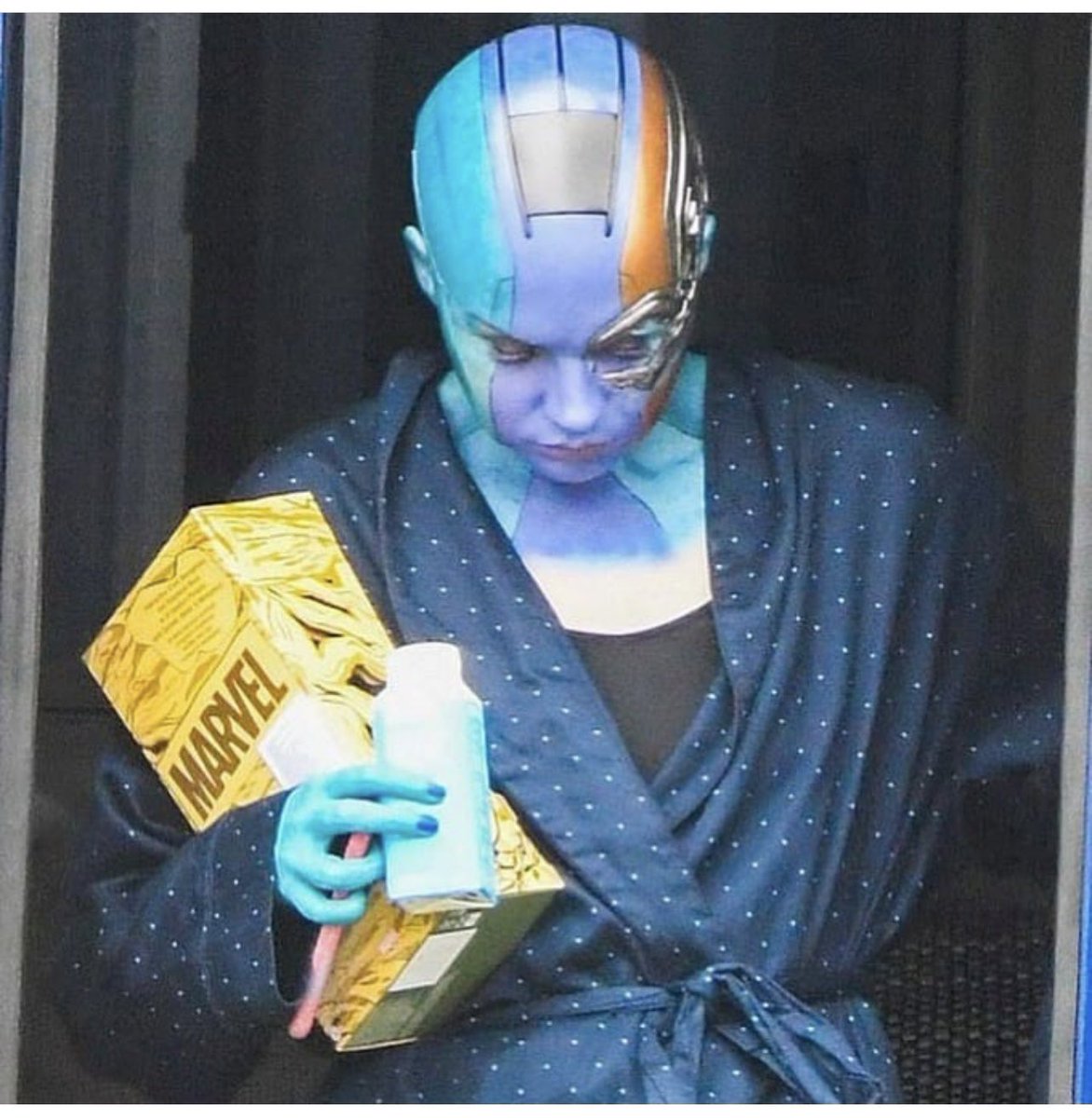 RT @jaden: So Is This Nebula Drinking A Just Water On The Set Of Thor Or Am I Day Trippin. https://t.co/bsZ5lBJzcH