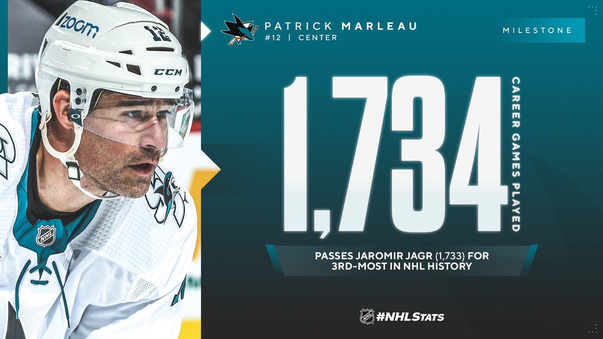 NHL Network on Twitter: It was a big weekend for the @SanJoseSharks.  Congratulations to Patrick Marleau on his number retirement! @EJHradek_NHL, @mike_p_johnson, #SJSharks