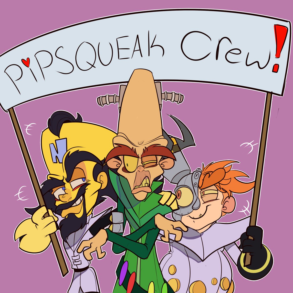BiologistBrio's tweet photo. He hates EVERY Cortex AND N.Gin that has ever been in existence.
He is NOT a pipsqueak!!
#CrashBandicoot #DrNBrio #DrNeoCortex #DrNGin #CrashBandicoot4 https://t.co/F35kd8RNE1