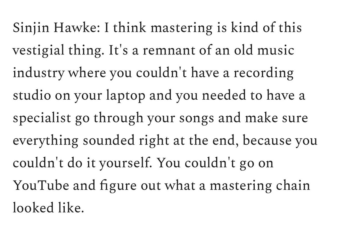 I’ve found the opposite to be true. When I've taught mastering workshops, I’d build a chain & show people what each thing does, etc in great details. Basically, show the attendees what we ME's do when working, addressing particular areas, and how they can utilize the tools avail.