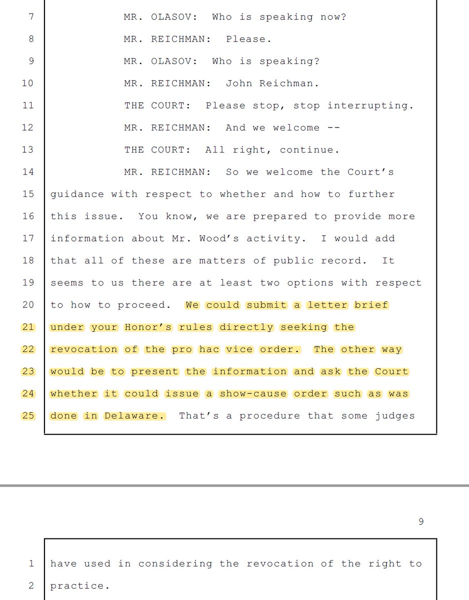 And it looks like Lin's immediate response to the Judge was less than candid. Considerably less, in fact.