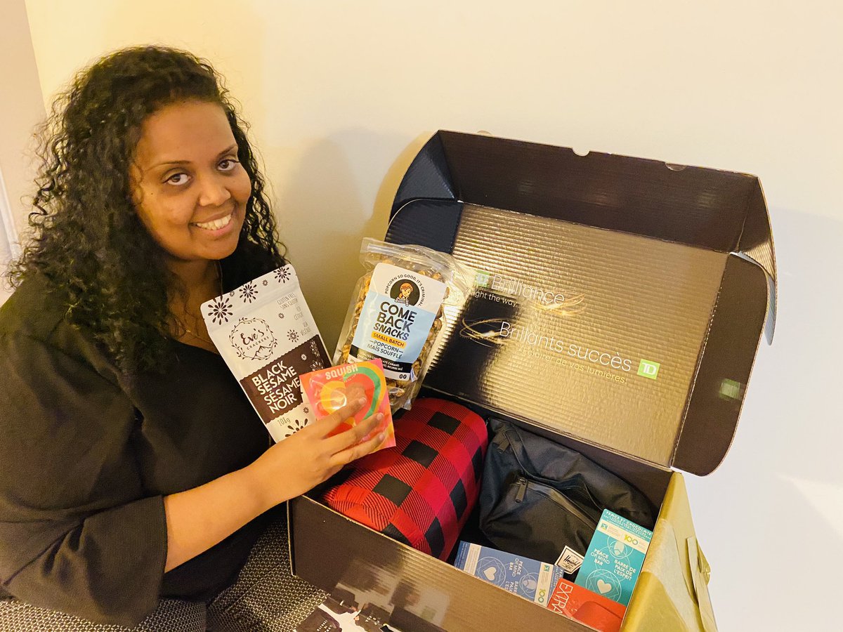 Very thankful for a beautiful package I received from #TDBrilliance . Congratulations to all the 2020 #TDLegend winners.