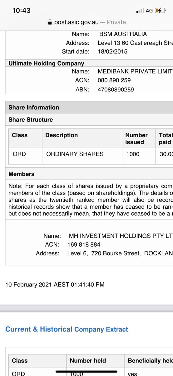 6/ Did THAT go out to tender, then? Who talked to who? And then the directors. Mark Rogers, Craig Drummond and Andrew Wilson. They’re the Medibank CFO, CEO and the head of healthcare and strategy. And most ex banks. Also cosy.  https://www.afr.com/work-and-careers/leaders/medibank-ceo-s-plan-to-fix-health-insurance-20191001-p52wnj