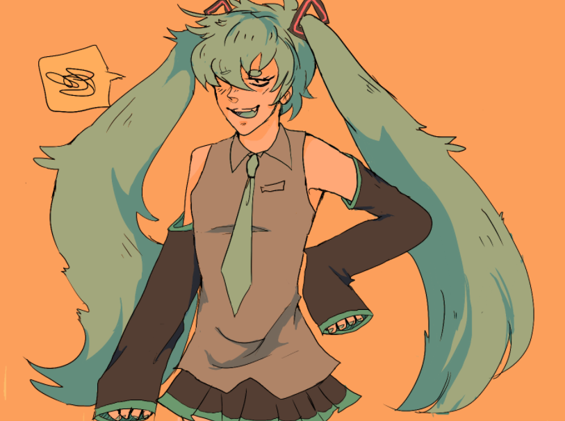 miku miku 

- - #HatsuneMiku #VOCALOID #fanart #smallartist - -