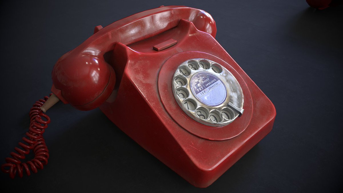 vintprog's tweet image. Vintage telephone rotary.

Artstation:
artstation.com/artwork/R3Qn8v

#gameready #gamedev #gameasset #gameart #Blender #substancepainter #unity #prop #3d #lowpoly #cg #artstation #game #3dmodeling  #artwork #digitalart #unrealengine