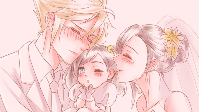 I drew Cloti wedding so many times idk why lol 
#Cloti #クラティ 