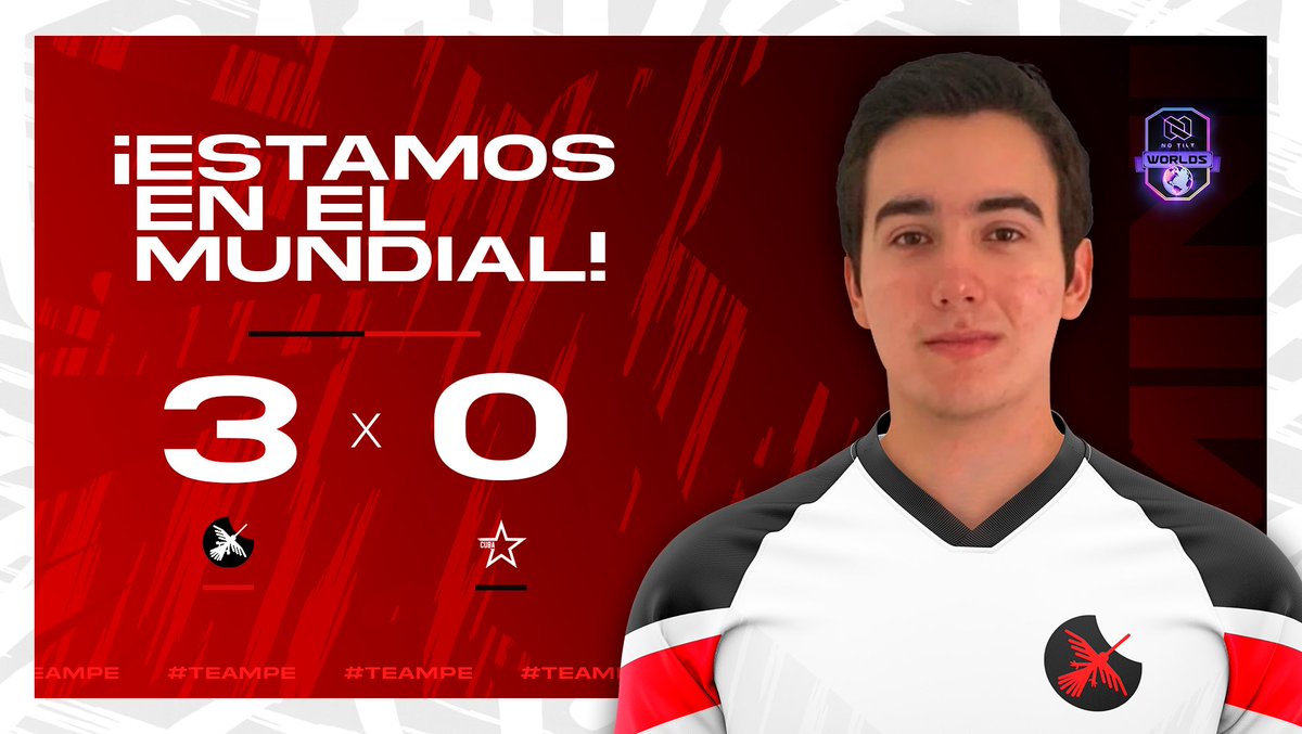 ¡VICTORIA!

3-0 🆚 <a href="/equipocuba_cr/">Selección Cubana 🇨🇺 de Clash Royale</a> 

Tras un duro comienzo en la fase clasificatoria de <a href="/NoTiltGG/">No Tilt</a> #NTWorlds , logramos conseguir la clasificación y ser cabezas de serie en el Mundial. 

Primer objetivo ✅

#TeamPE🇵🇪