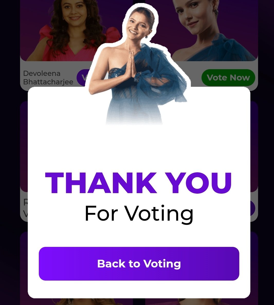 KrishnaGlory's tweet photo. ~#VoteForRubinaDilaik~
It's high time to vote and make her highest voted contestant again
Login to voot and myjio create multiple accounts and vote for Rubina
Remember:- 1account )1vote)per Day 

Voting link:-  https://t.co/1fJQTYe9q4 

#RubinaDilaik https://t.co/dyXcLn7X1P