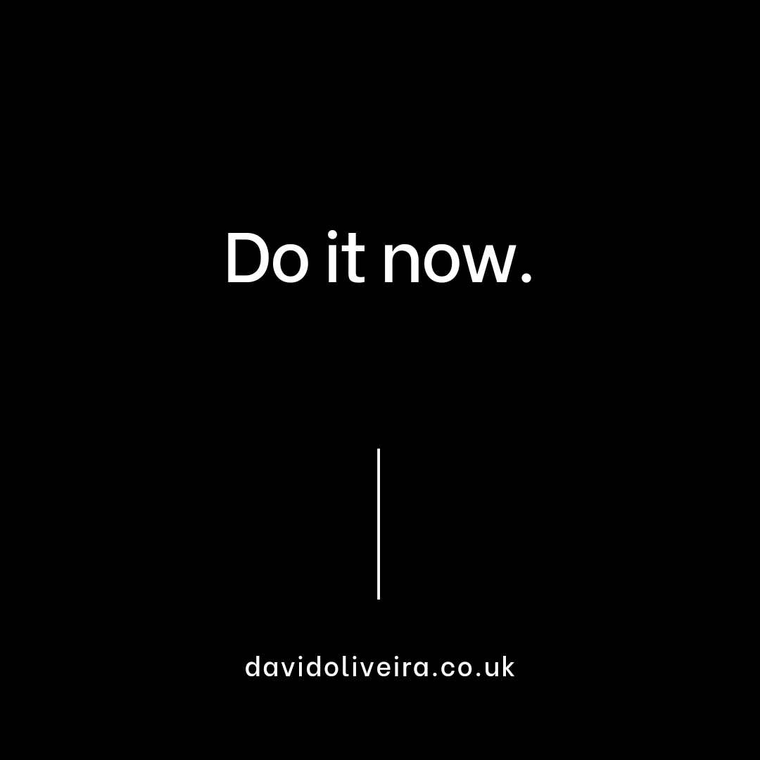 OliDavidBlog's tweet image. Don&apos;t leave for tomorrow what you can do today...
😉😉😉
#doitchallenge #doitchallenge #doitwithnoregrets