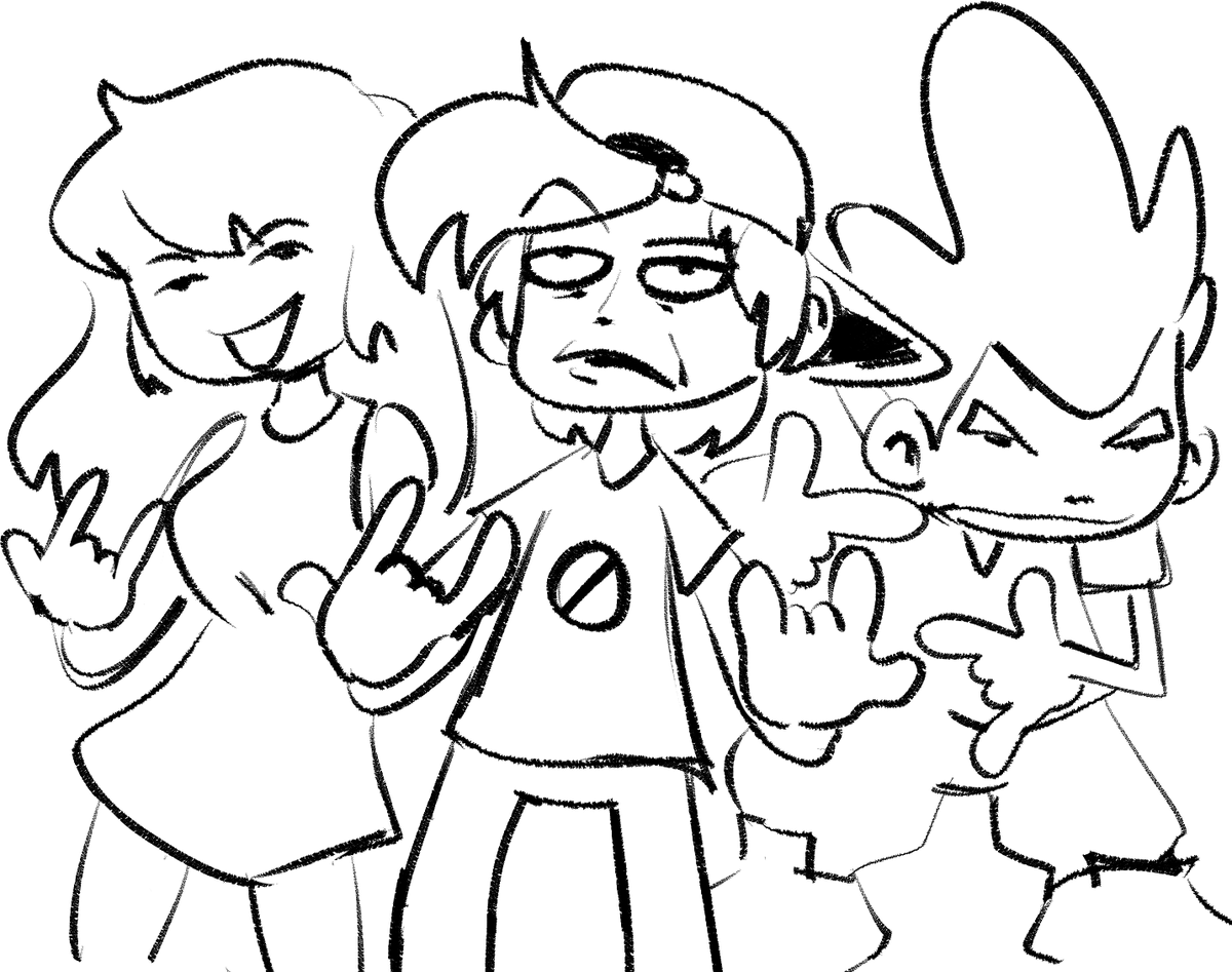 this is what they look like i think in that game friday night funkin i think 