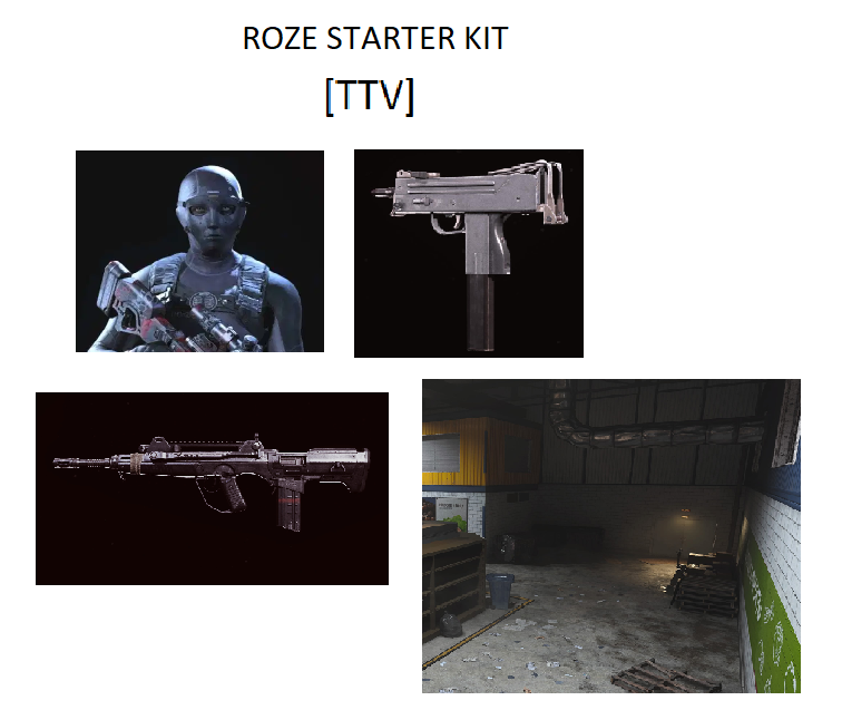imBronana's tweet image. Roze Starter Kit on Warzone