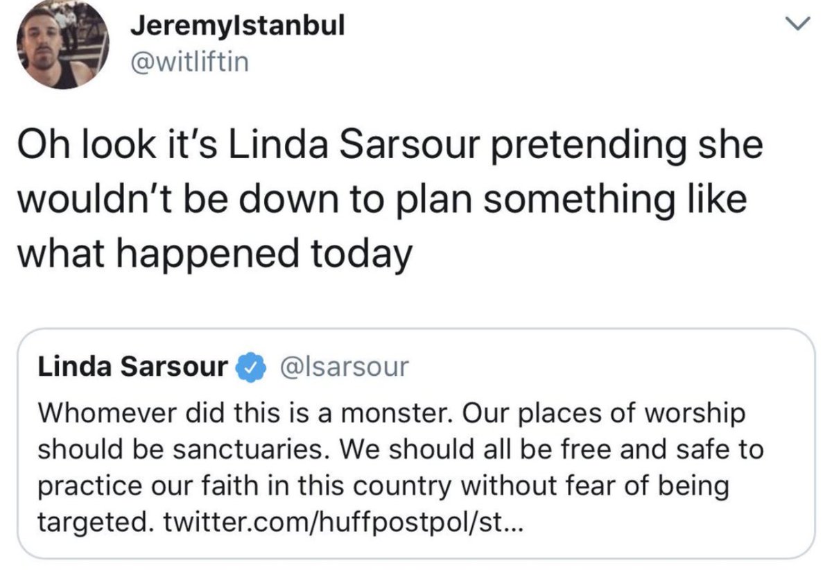 In addition to wishing death & finger cutting off on Bernie & saying he could suck on his dick Jeremy called a Muslim-American Palestinian activist a terrorist after she tweeted out her condolences to victims of the Pittsburg synagogue shooting. Speaking of antisemitism...