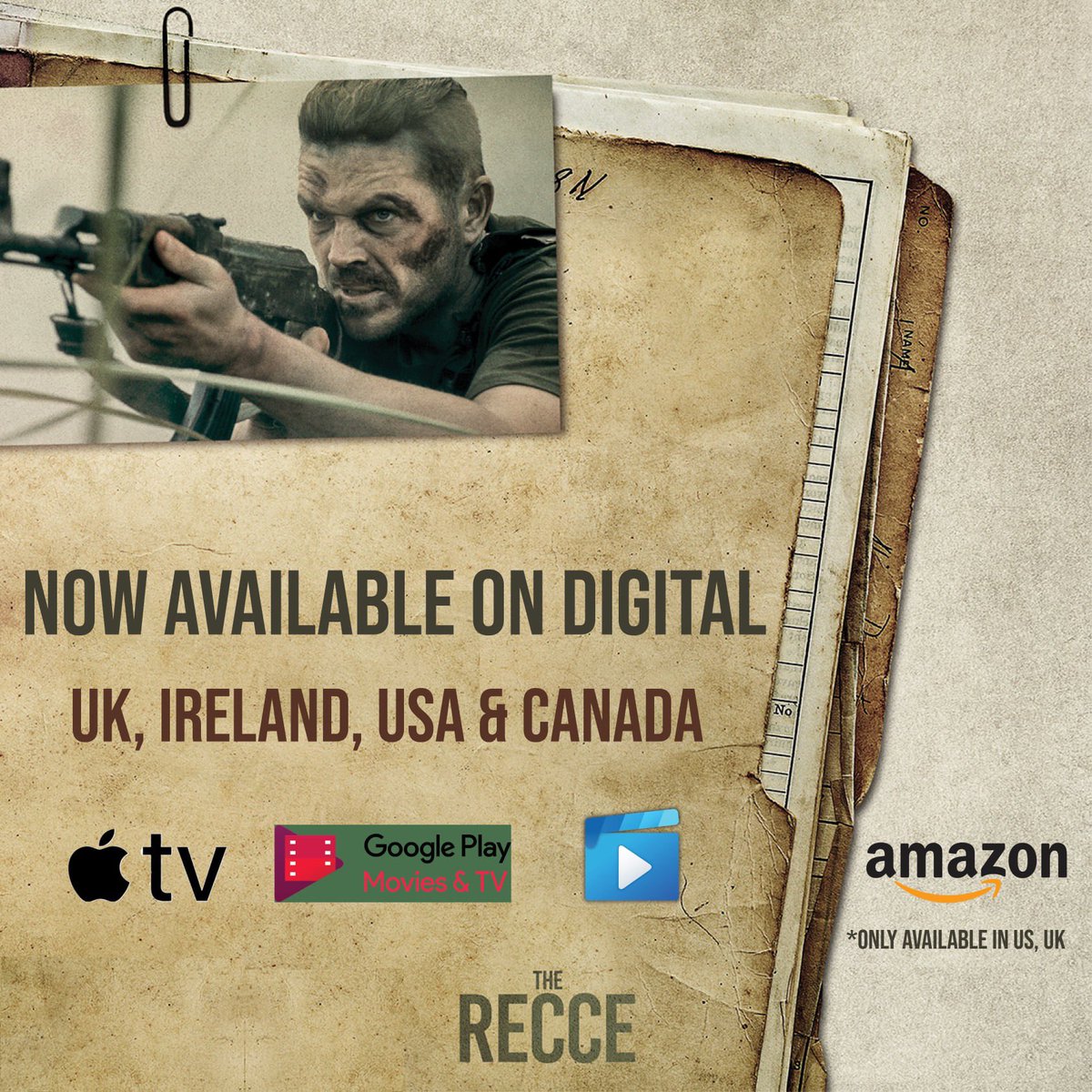 <a href="/thereccemovie/">thereccemovie</a> now available on #digital in the UK, Ireland, USA &amp; Canada on Apple Tv, Google Play, Microsoft tv and Amazon #bushwar #featurefilm #Amazon #appletv #recce