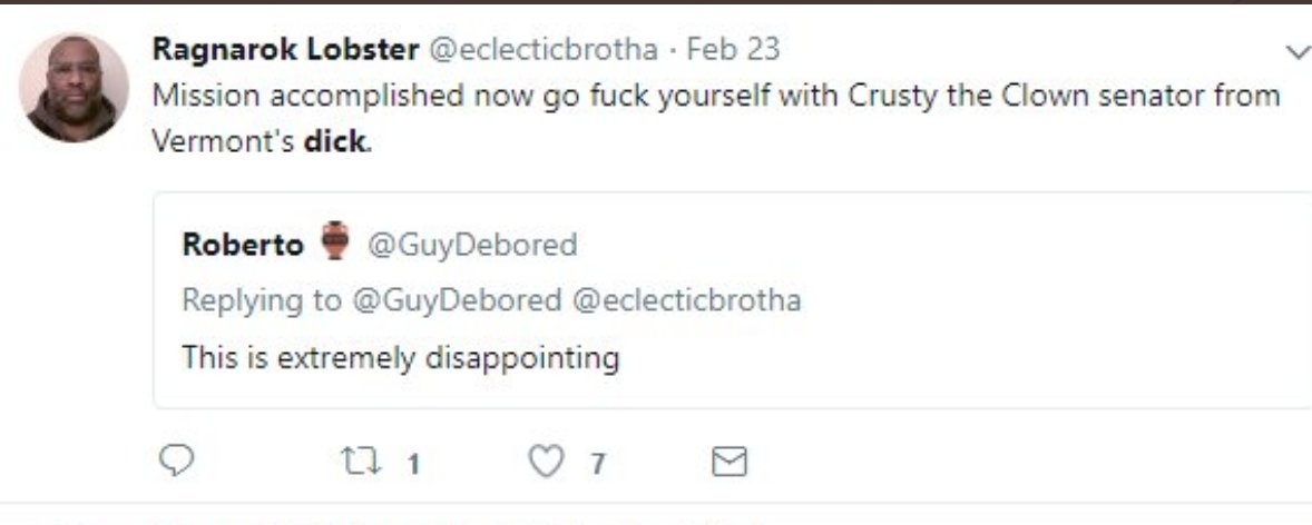 I warned you about the dicks! I'm honored that he included me in his favorite twitter pastime by telling me twice to go "fuck [my]self with Cenk Uygar's dick."