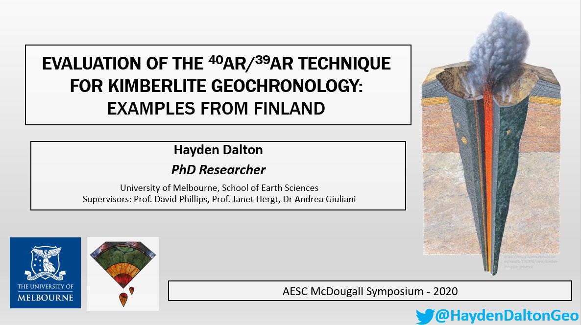 An honour to speak in the Ian McDougall Symposum at @AESC2021 today! It's no understatement to say that I'd be twice as confused about the intracies of the Ar/Ar system if it wasn't for his seminal book on the topic. 

Thanks to Gordon and Marnie @anuearthscience for organising!